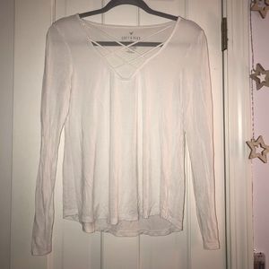 American eagle soft and sexy white shirt